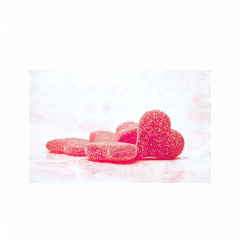 Πίνακας σε καμβά με Φαγητά Hearts Candy